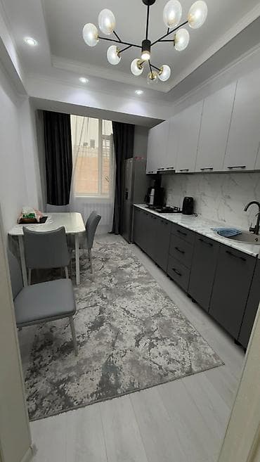 Недвижимость: 1 комната, 45 м², Джал мкр (в т.ч. Верхний, Нижний, Средний) Элитка, 8 этаж, Евроремонт — 9