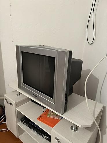 android 2din: Телевизор кинескопный Supra (серебристый корпус) - Диагональ экрана — 1