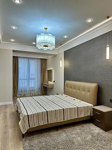 ts group: 2 комнаты, 82 м², Асанбай мкр Элитка, 13 этаж, Дизайнерский ремонт — 3