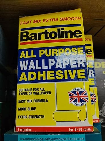 Туш кагаздар үчүн клей: Клей для обоев Bartoline All Purpose Wallpaper Adhesive - lalafo.kg да — 1 Туш кагаздар үчүн клей: Клей для обоев Bartoline All Purpose Wallpaper Adhesive - — 1
