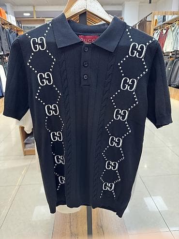 Шорты: Мужская футболка, L, Gucci, Новый, цвет - Белый, Бесплатная доставка — 3