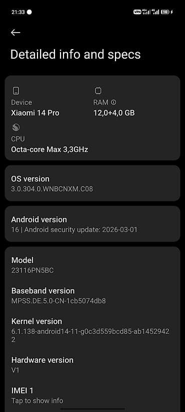 ремонт телефонов инфиникс: Xiaomi, 14 Pro, Б/у, 256 ГБ, цвет - Белый — 1