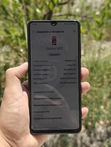 телефон кракен: Samsung Galaxy A32, Б/у, 128 ГБ, цвет - Черный, 2 SIM — 6