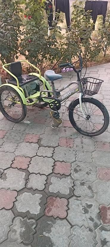 толокар для детей: Детский трёхколёсный велосипед-трайк с пассажирским сиденьем - — 3