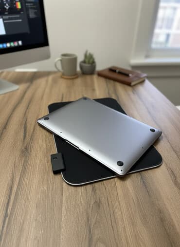 адаптер для макбука: Ноутбук, Apple, 8 ГБ ОЗУ, Apple M1, 13.3 ", Б/у, Для работы, учебы, память SSD — 2