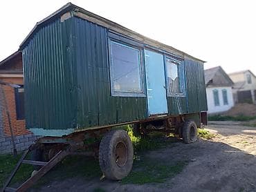 вагон жилой утеплённый: Передвижная бытовка/вагончик на колёсном шасси. - Корпус обшит — 8