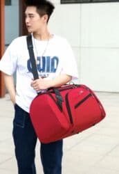 чемоданы бишкек цены: Сумка универсальная дорожная/спортивная - Цвет: бордовый - Формат — 5