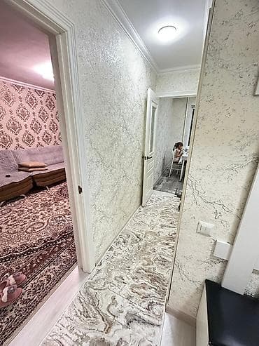 квартира бишкек комната: 3 бөлмө, 54 м², 104-серия, Косметикалык ремонт — 7