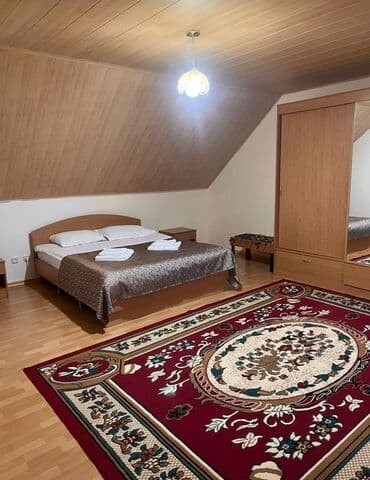 аренда дома на иссык куле: 150 кв. м, 5 бөлмө, Унаа токтотуучу жай, Жылуу пол — 6