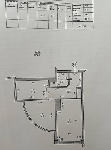 2 комнаты, 60 м², Индивидуалка, Джал мкр (в т.ч. Верхний, Нижний, Средний) Индивидуалка, 13 этаж, Косметический ремонт — 5