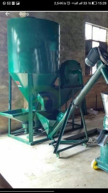 продам бу оборудование для птицефабрики: Мини Линия гранилированния корма для крс, птиц, рыб и т.Д. (в форме — 4