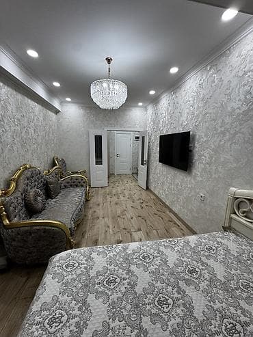 элит строй сити ош манас: 2 комнаты, 70 м², Элитка, 3 этаж, Дизайнерский ремонт — 4