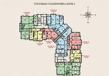 avangard building: 3 комнаты, 143 м², Элитка, 9 этаж, Готовая ПСО (под самоотделку) — 6