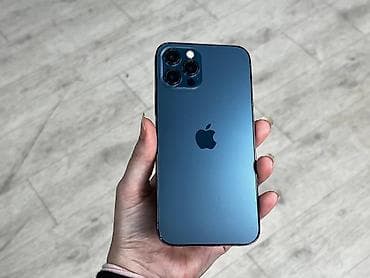 IPhone 12 Pro, Б/у, 128 ГБ, Зарядное устройство, Защитное стекло, Чехол, 100 %