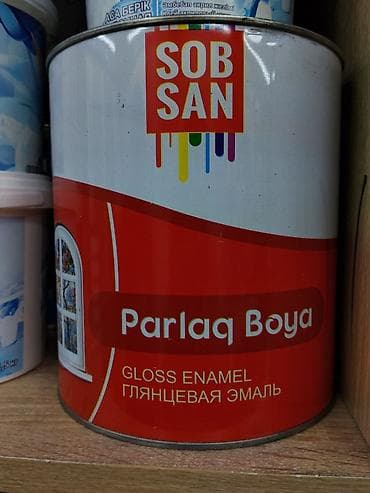 solutions third edition: Эмаль глянцевая SOB SAN Parlaq Boya - Тип: глянцевая эмаль (Gloss — 1