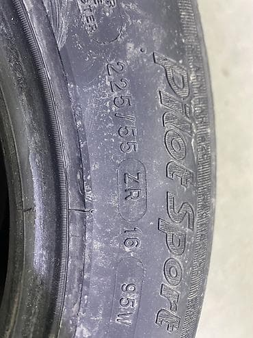 Шины 225 / 55 / R 16, Лето, Б/у, Комплект, Легковые, Корея, Hankook — 7