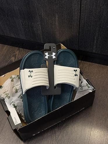 Under Armour — мужские шлёпанцы-слайды 44,5 размер - Размер: US 11