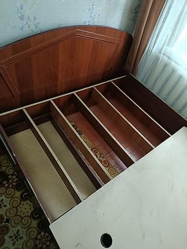 мебель выкуп: Спальный гарнитур, Односпальная кровать, ДСП, цвет - Бежевый — 4