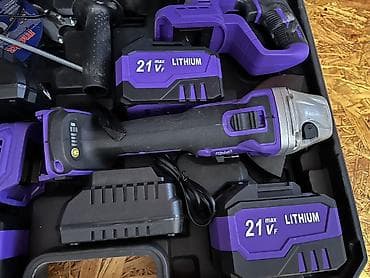 Топоры и колуны: Аккумуляторный комплект инструментов Midas, 21V Li‑ion, в прочном — 3