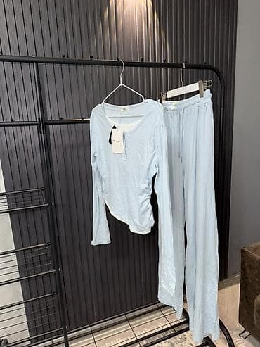 Комплект из двух предметов, нежно‑голубой - Состав: мягкий тонкий