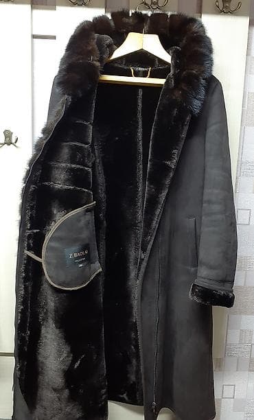 Шорты: Дубленка размер 48-50. цвет темно коричневый. мех натуральный норка — 5