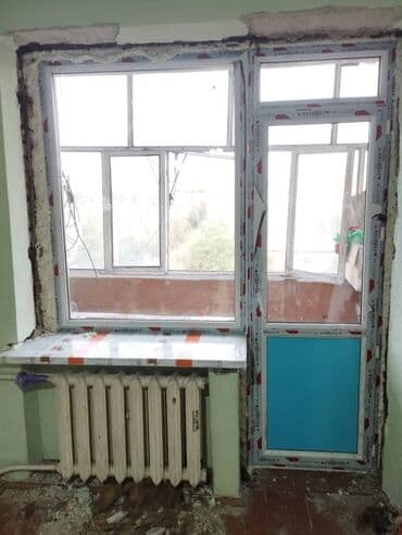 двери на балкон: Пластиковое окно на заказ, Тип окна: Балконные, Бесплатная установка, Без рассрочки — 2