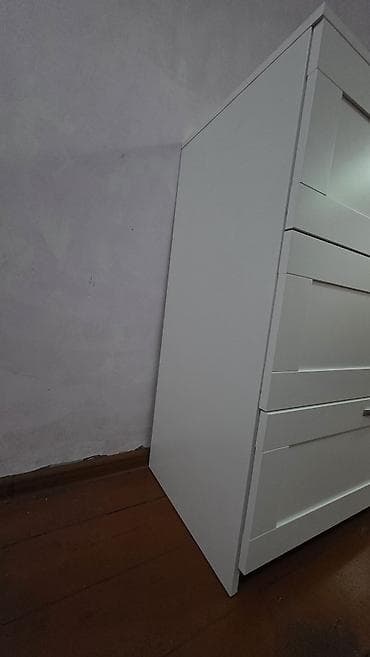 Мебель: Комод для одежды, Новый, Без зеркала, ЛДСП, цвет - Белый, Самовывоз, Платная доставка — 4