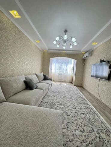 продаю квартиру без ремонта бишкеке: 2 комнаты, 68 м², 106 серия улучшенная, 3 этаж, Евроремонт — 7