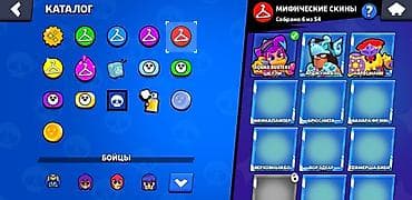 micro sd card: Игровой аккаунт Brawl Stars Основные параметры: - Трофеи: 24 964 — 2