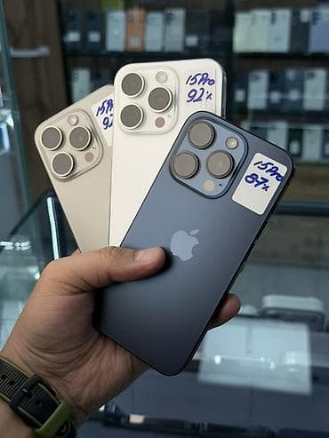 iphone 5s never lock: IPhone 15 Pro, Blue Titanium, 92 % — 1