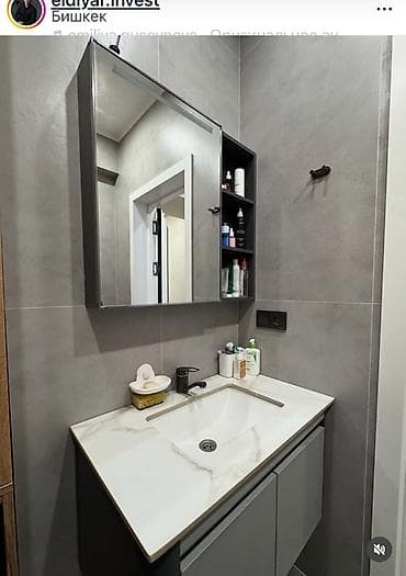 osh flat: 2 комнаты, 63 м², Пишпек 7 этаж, Дизайнерский ремонт — 6