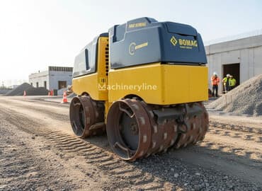 ищу работу тракторист: Услуга каток Виброкаток траншейный Bomag 1.8 тонн на дистанционном — 1