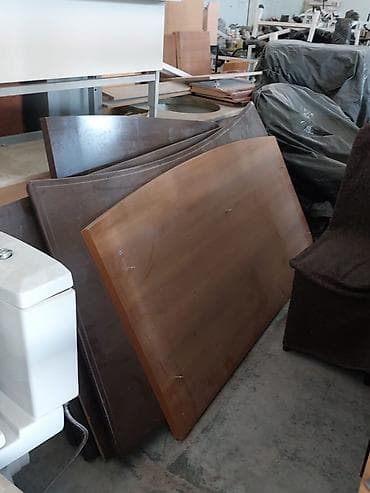 Мебельные гарнитуры: Комплект офисной мебели, Б/у, Тумба, ДСП, Платная доставка, цвет - Коричневый — 3