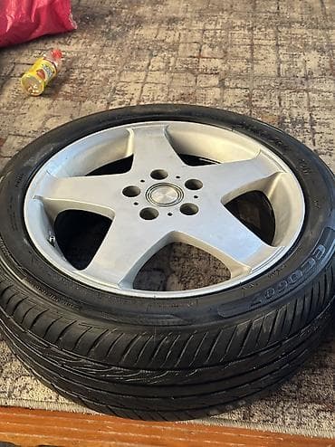диски титановые 15: Колеса в сборе 215 / 50 / R 17, Всесезонная, Б/у, Комплект, Легковые, Литые, отверстий - 5 — 10