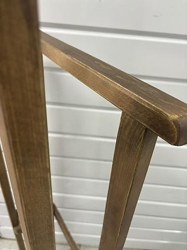 Вешалки: Напольная вешалка-валид для одежды из массива дерева. - Материал — 3