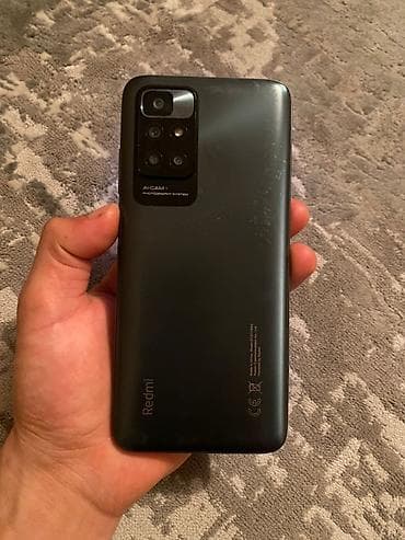 redmi 12pro: Redmi, Redmi 10, Б/у, 128 ГБ, цвет - Черный, 2 SIM — 2