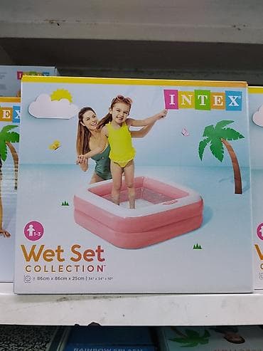 Детский надувной бассейн Intex Wet Set Collection. - Формат at lalafo.kg Детский надувной бассейн Intex Wet Set Collection. - Формат