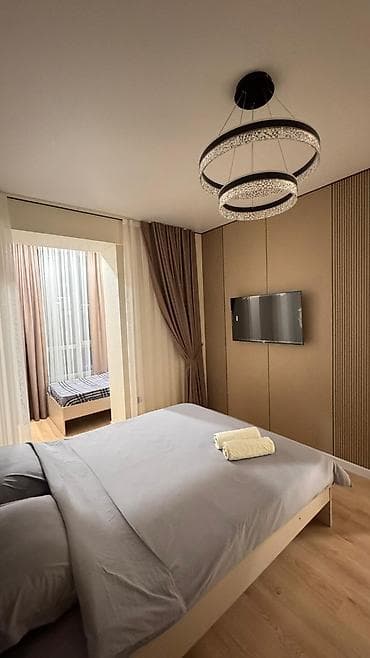 хата сутки: 1 комната, Люкс, элитка, Дордой Плаза ТРЦ, Бытовая техника — 3