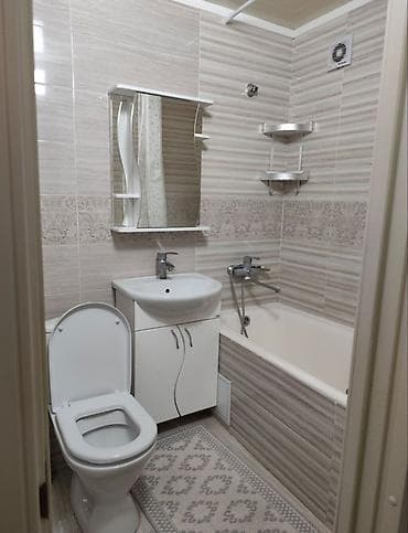 центральный мечит: 2 комнаты, 42 м², Центральная мечеть 104 серия, 1 этаж, Дизайнерский ремонт — 1