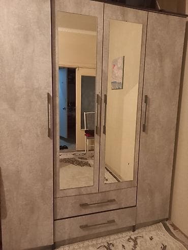 Шкафтар: Шифоньерлер, кийидер үчүн шкафтар, Түз, ЛДСП — 1