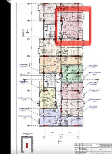 прадаю квартиру в районе гоин: 2 комнаты, 63 м², Элитка, 8 этаж, Готовая ПСО (под самоотделку) — 2
