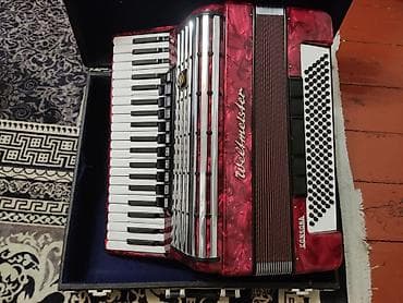 world class: Аккордеон Weltmeister (ГДР), модель Concerto. Корпус в красном — 2