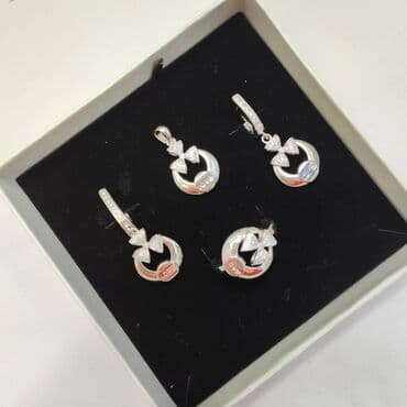 свадебные платья в наличии: Набор украшений, Проба 925, Женские, Новый — 2