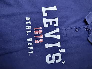 made: Мужская футболка, L, LeviS, Б/у, цвет - Синий, Самовывоз — 6