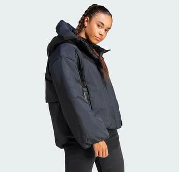 спортивное оборудование: Пуховик, Короткая модель, С капюшоном, XL — 4