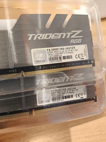 e5 2650: G - SKILL TridentZ RGB
2×16 = 32 GB DDR4 3000 MHz

15 000 — 2