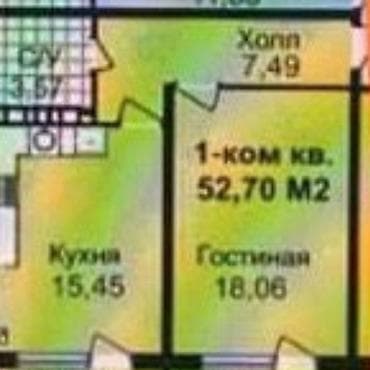 erl group: 1 комната, 53 м², Элитка, 5 этаж, Готовая ПСО (под самоотделку) — 2
