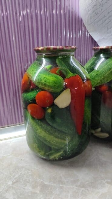 Огурцы маринованные 3х литровые 2х литровые 1 литровые домашняя