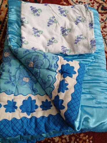 отдам даром вещи на мальчика: Теплое детское одеяло 110 на 140 с пододеяльником 500 сом за всё! — 1