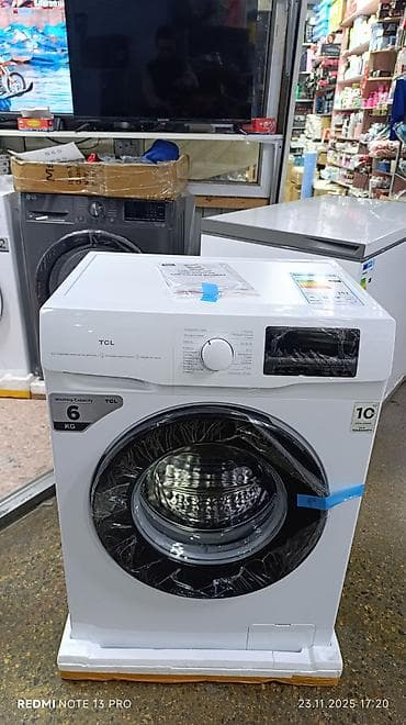 Стиральная машина автомат, Новый, TCL, До 6 кг, Фронтальная, Оптом at lalafo.kg Стиральная машина автомат, Новый, TCL, До 6 кг, Фронтальная, Оптом